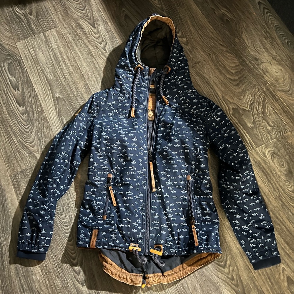 Naketano rain/cold weather jacket size M fits like a S